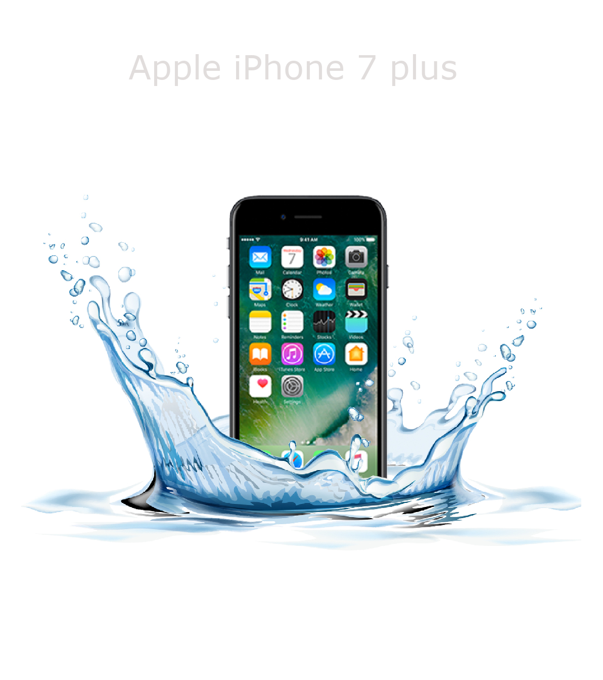 Laga fukt/vattenskadad iPhone 7 plus