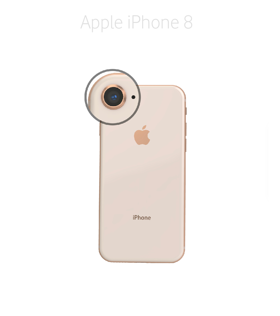 Laga mikrofon kamera iPhone 8