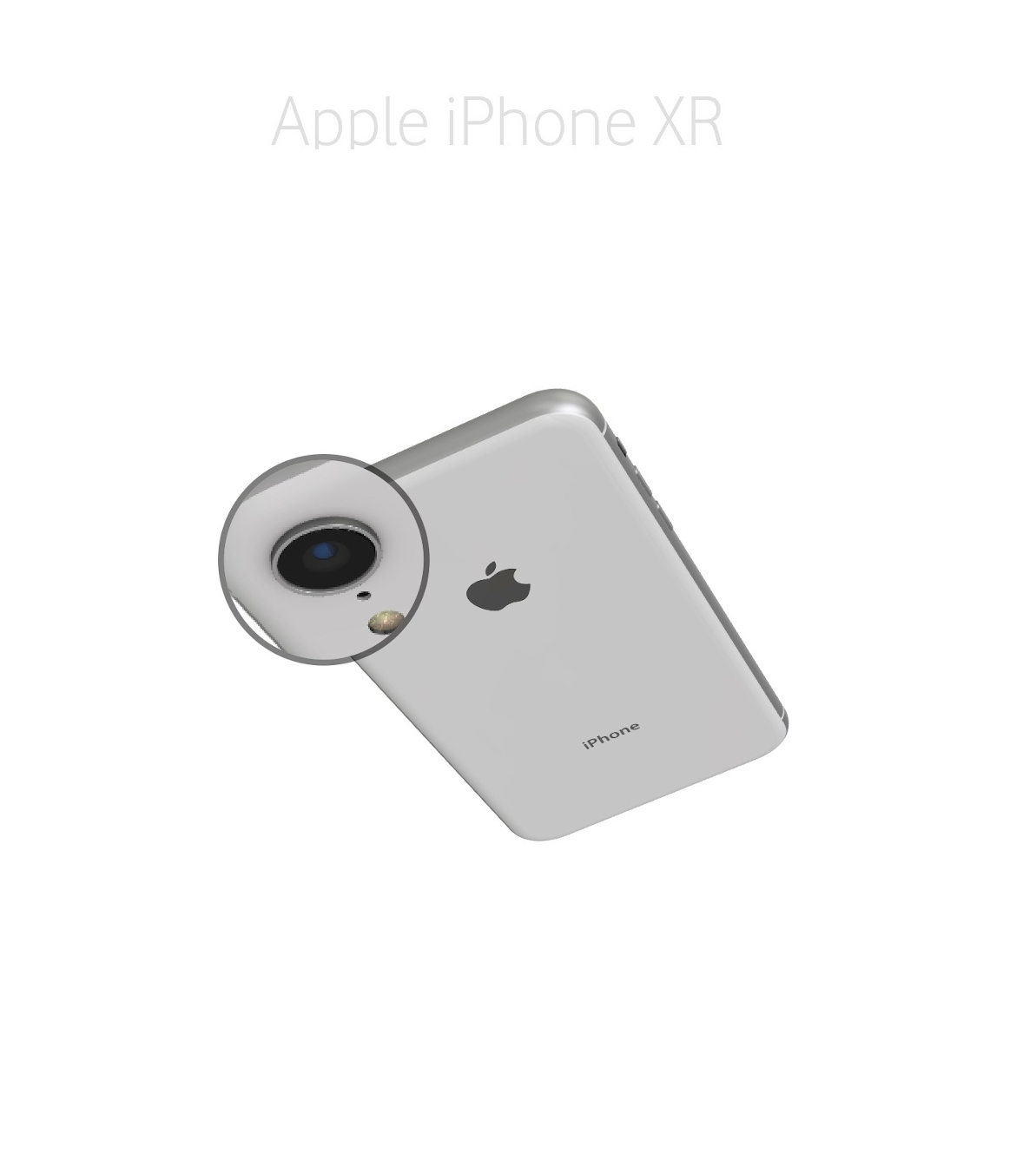 Laga kameralins iPhone XR