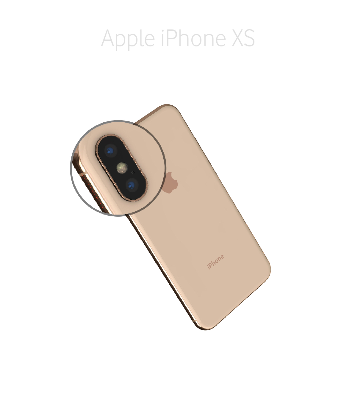 Laga mikrofon kamera iPhone Xs