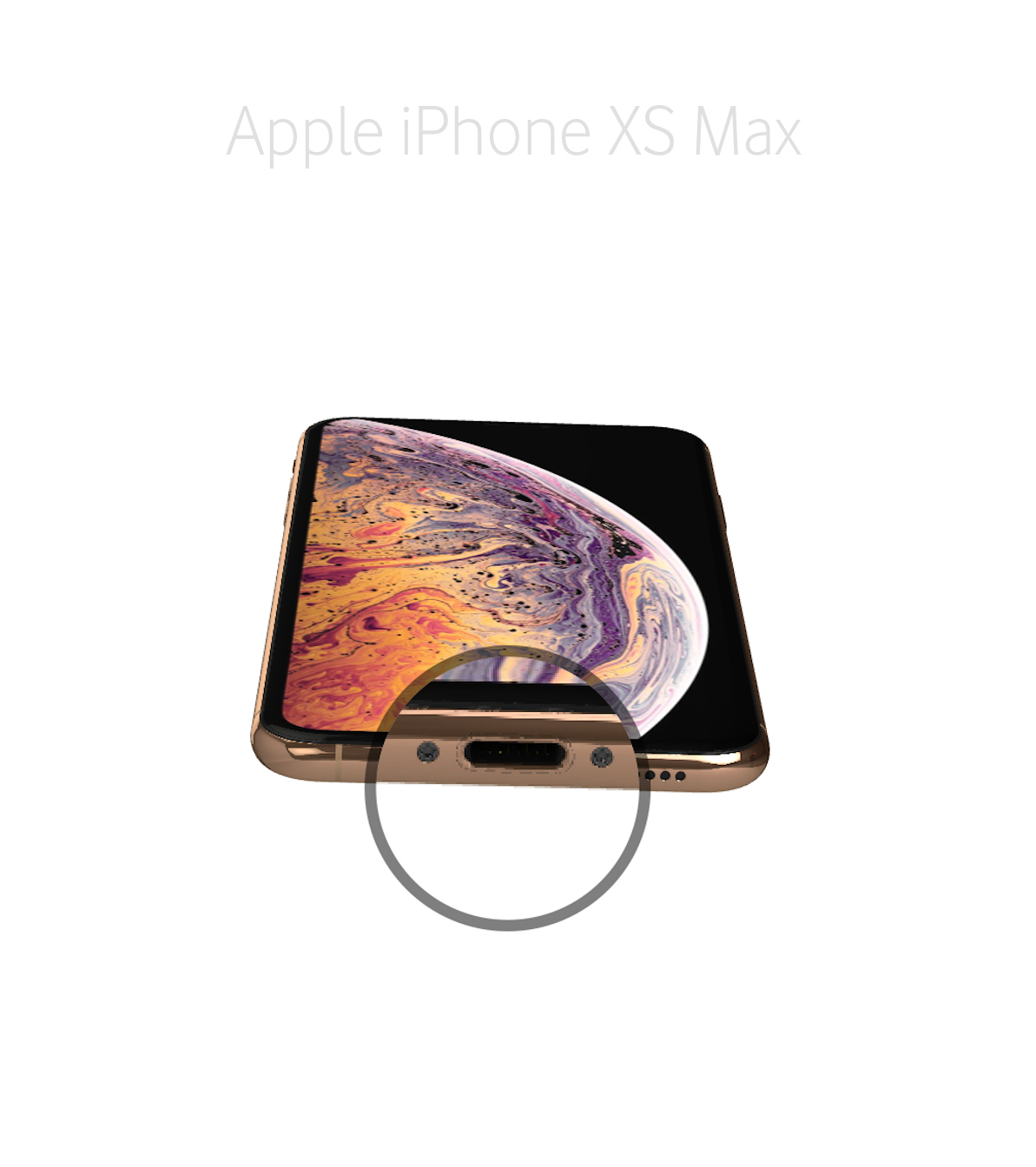 Laga audiokontakt iPhone Xs Max