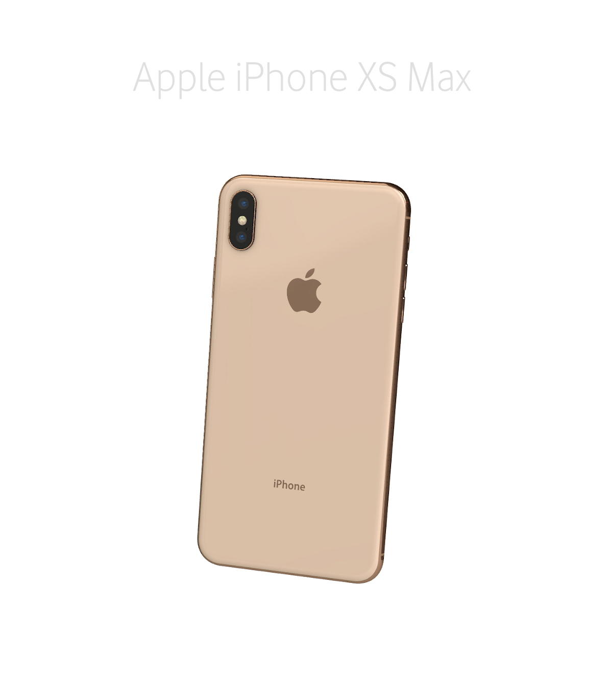 Laga glas/baksida iPhone Xs Max