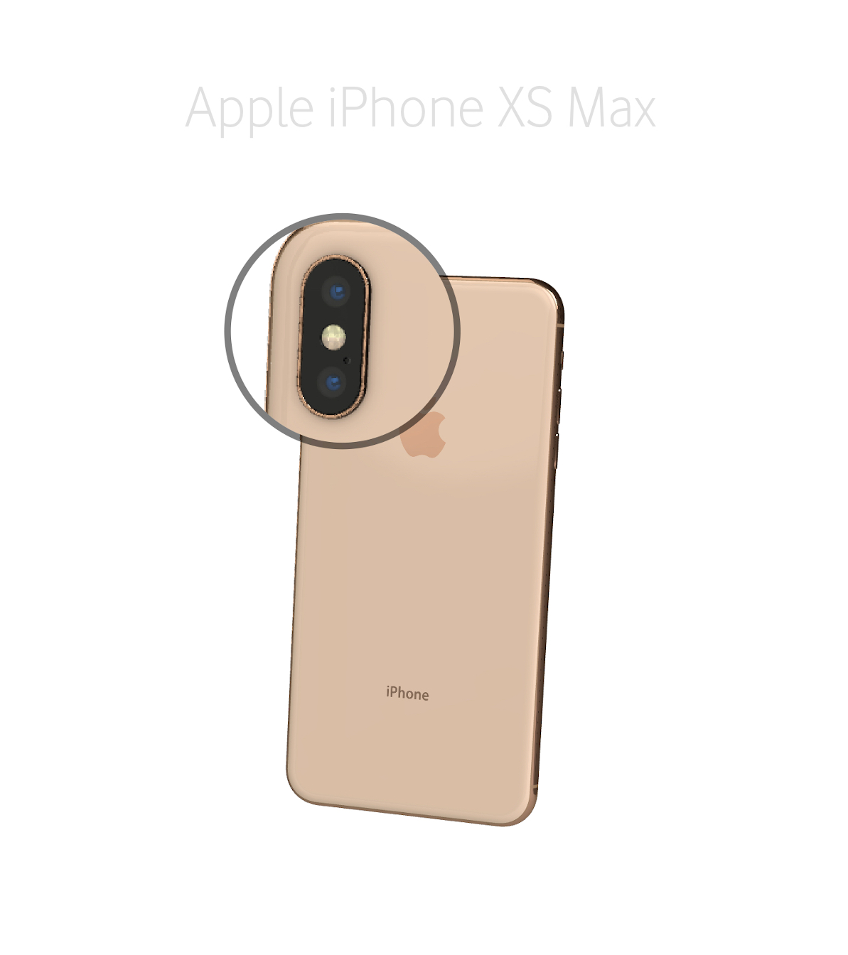 Laga kamera iPhone Xs Max