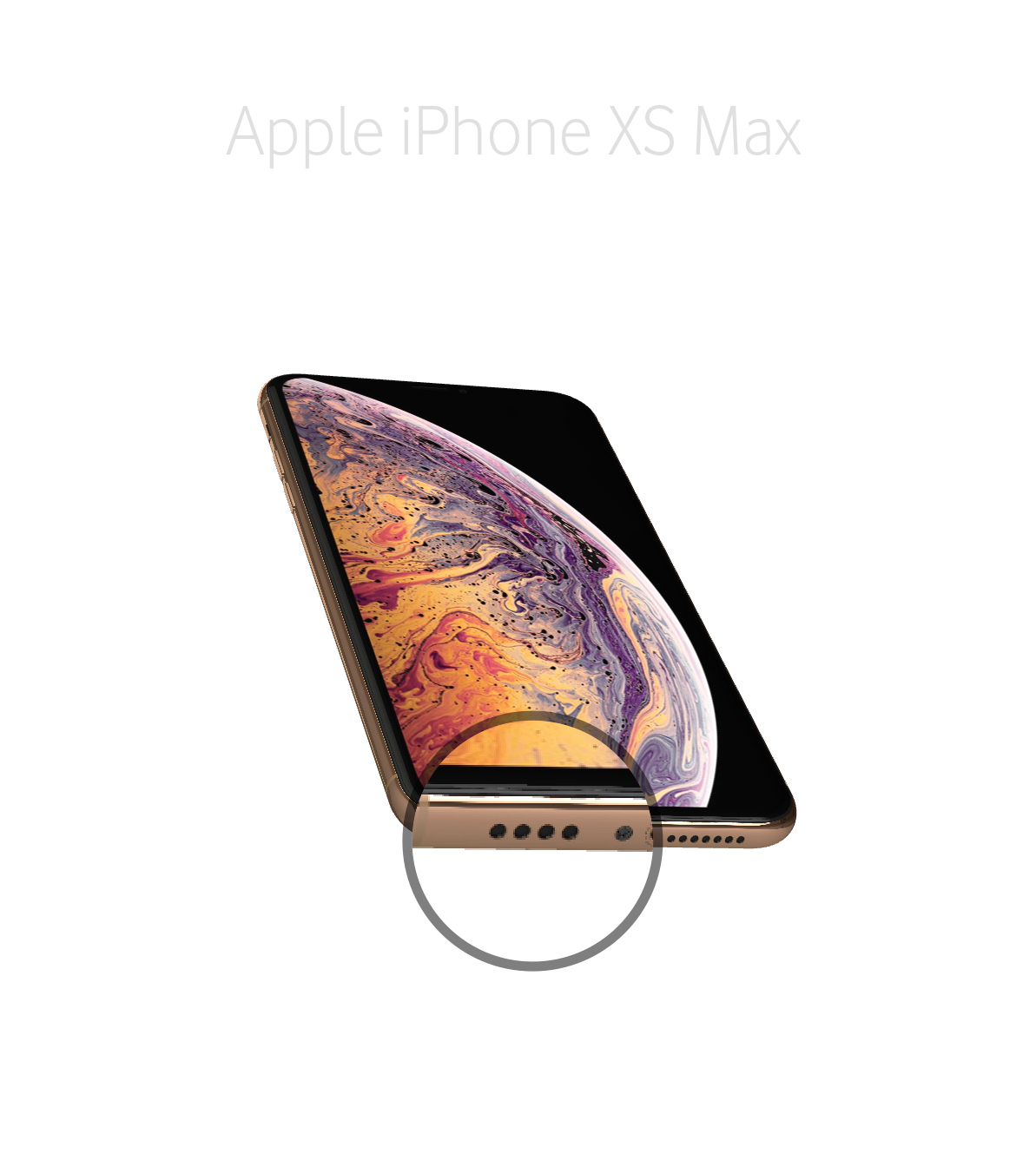 Laga samtalshögtalare iPhone Xs Max
