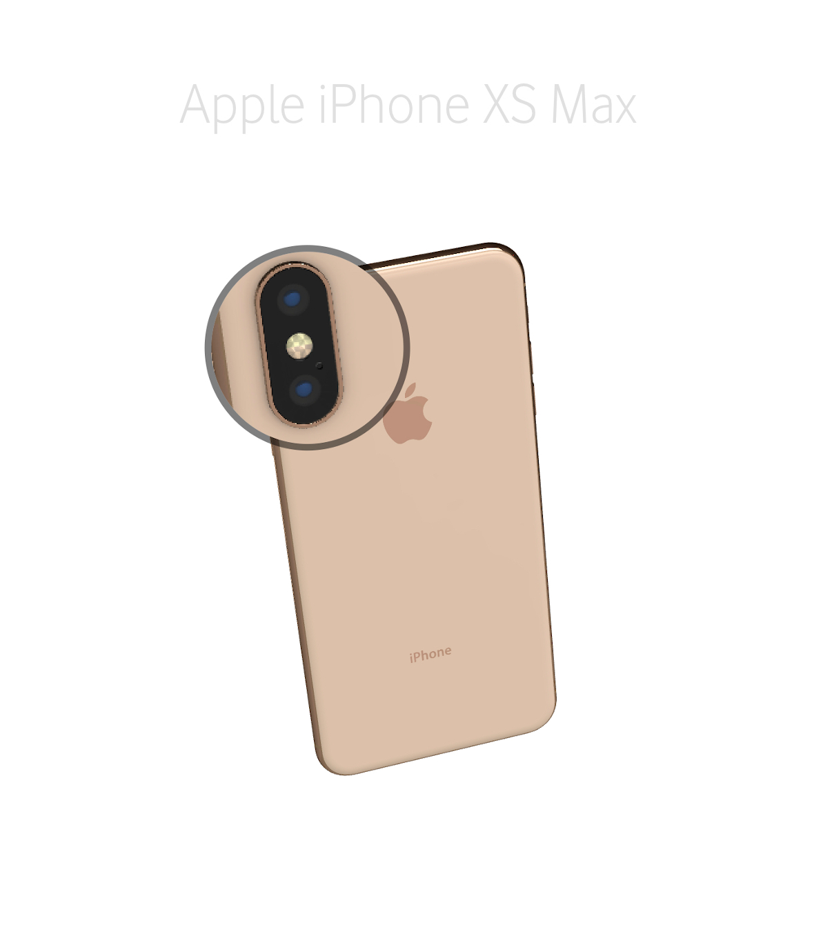 Laga mikrofon kamera iPhone Xs Max