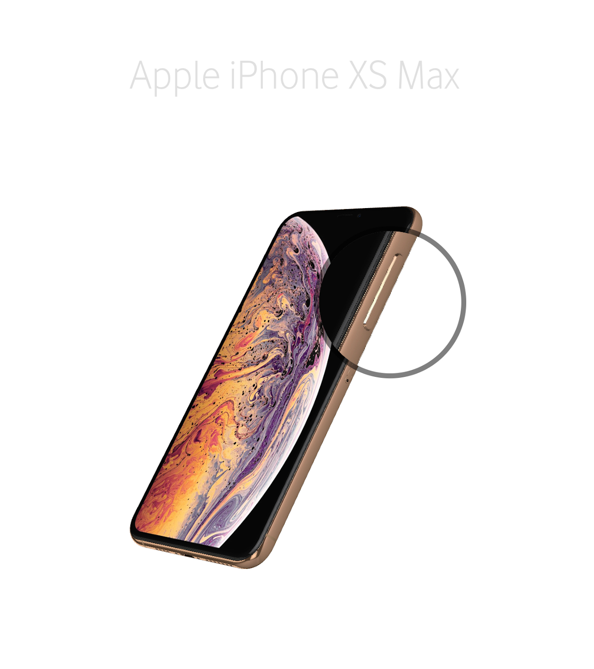 Laga sidoknapp (onoff knapp) iPhone Xs Max
