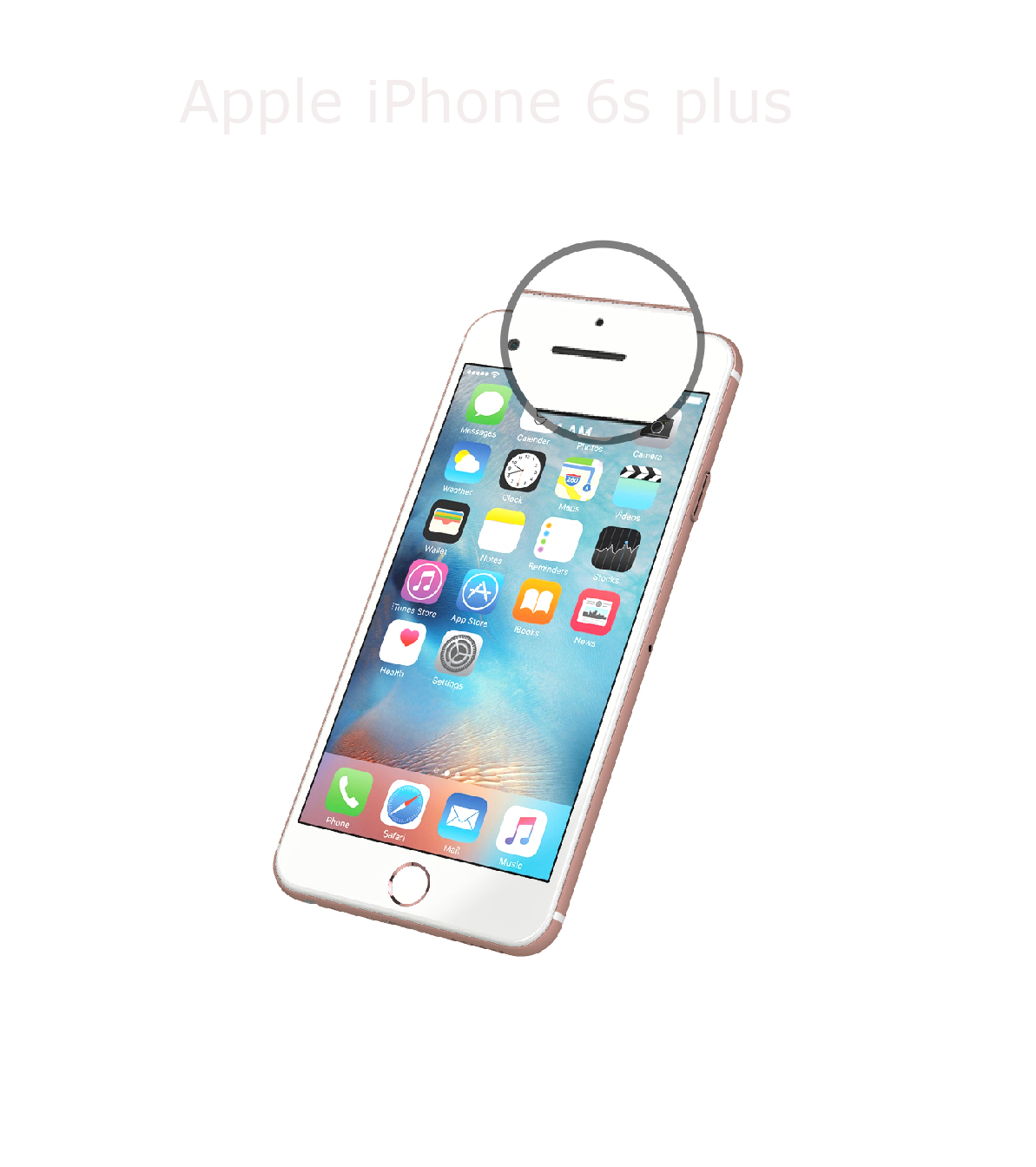 Laga samtalshögtalare iPhone 6s plus