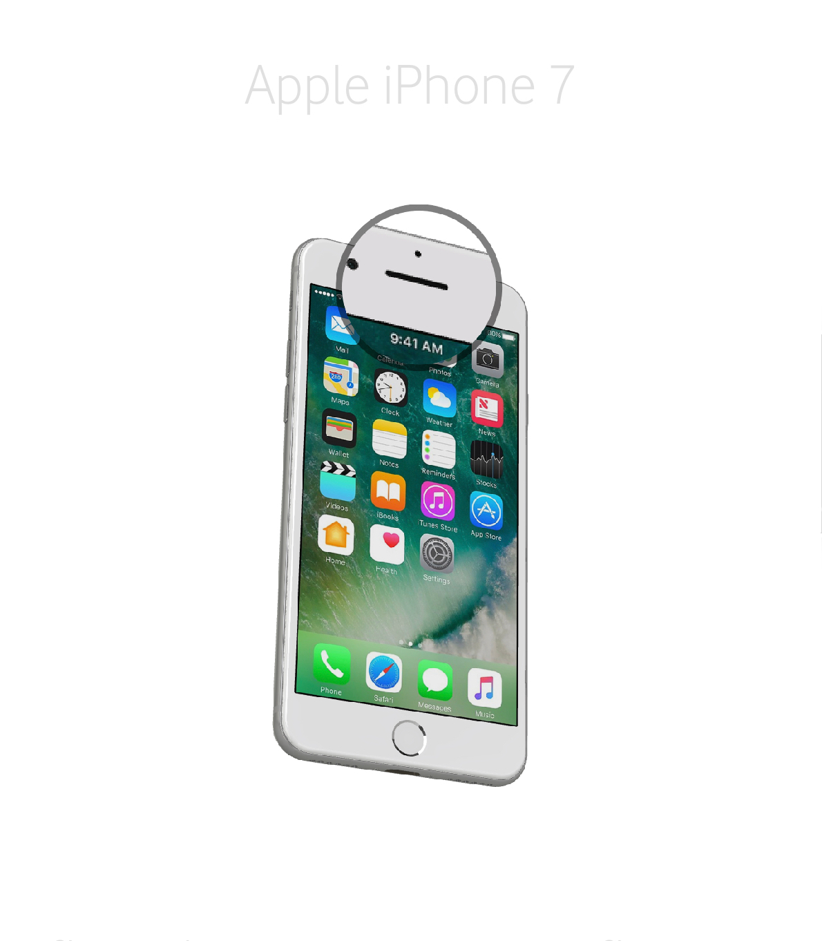 Laga samtalshögtalare iPhone 7