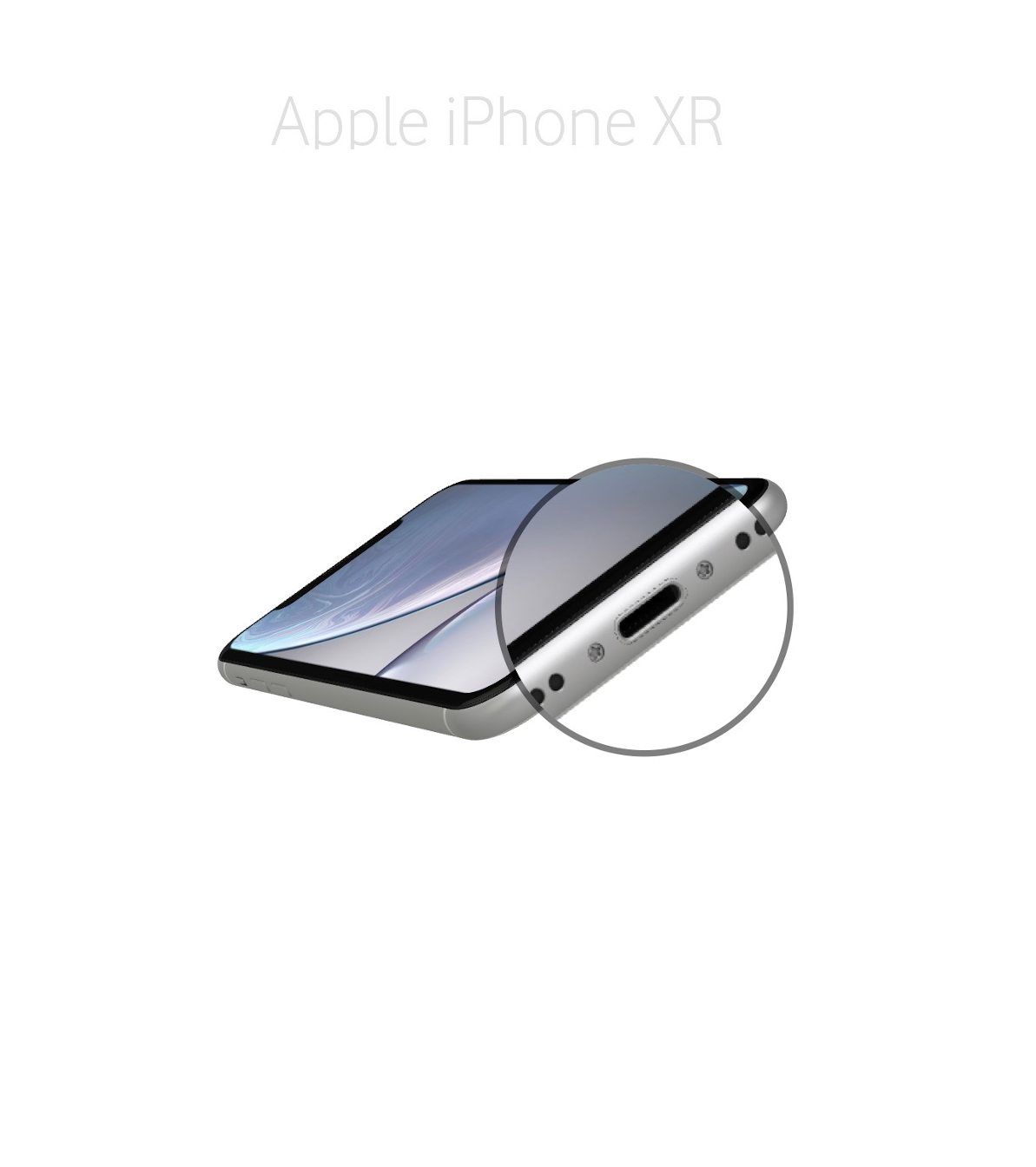 Laga lightningkontakt iPhone XR