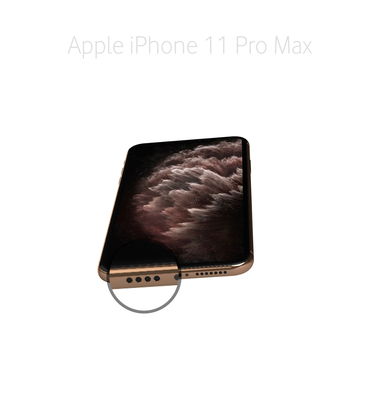 Laga mikrofon iPhone 11 Pro Max