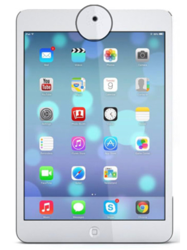 iPad air 1 selfie